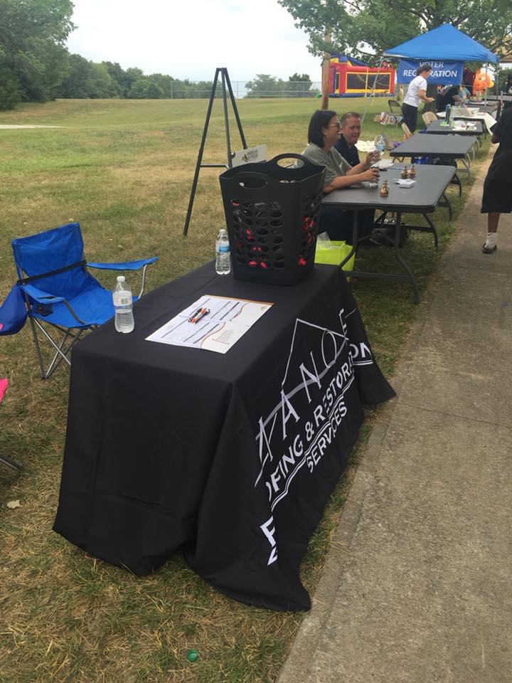 Community involvement table for Manor Roofing