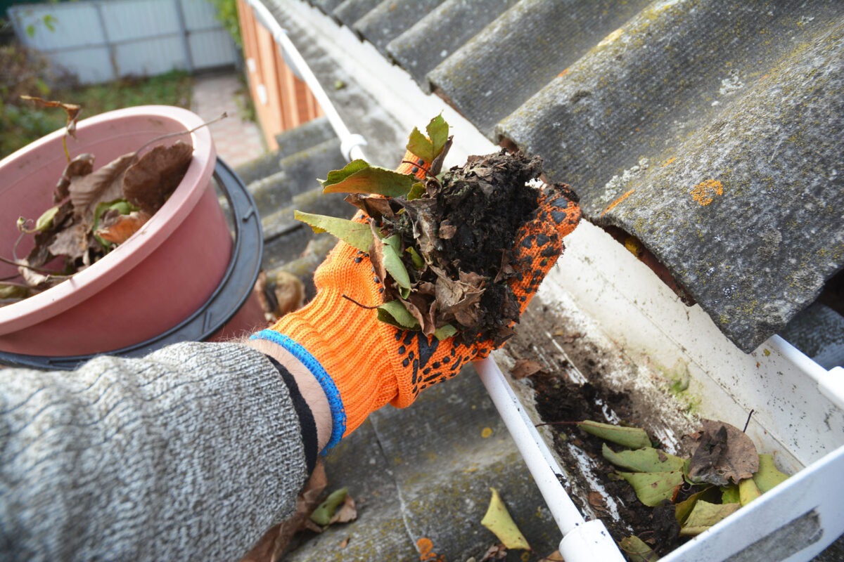 Dirty clogged gutters can go unnoticed but cause damage.
