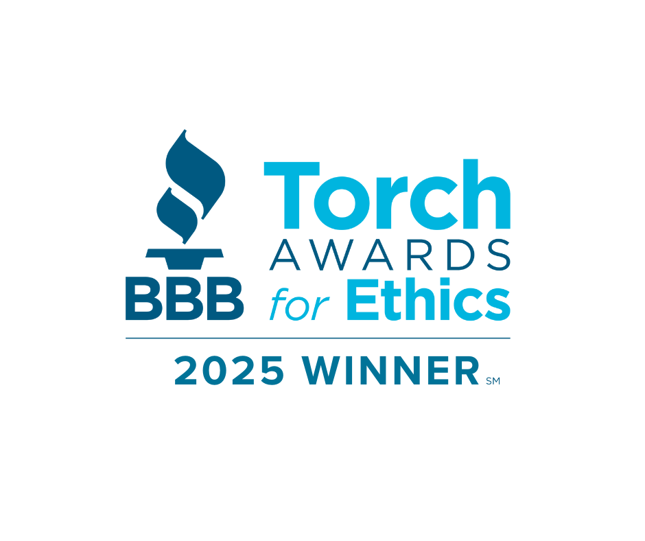 Manor Roofing in Columbia MO2025 Torch WINNER logo
